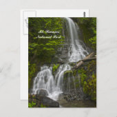 Stevens Canyon waterval briefkaart (Voorkant / Achterkant)