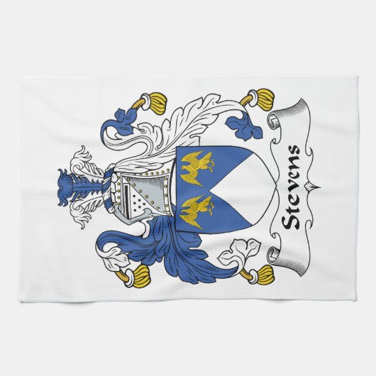 Stevens Family Crest Theedoek (Horizontaal)