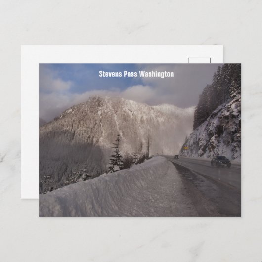 Stevens Pass Briefkaart (Voorkant / Achterkant)