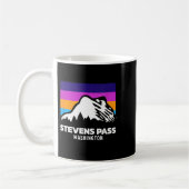 Stevens pass washington bergskiën koffiemok (Links)