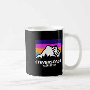 Stevens pass washington bergskiën koffiemok