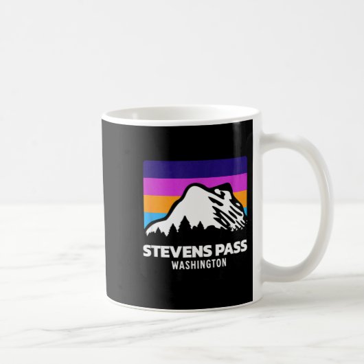 Stevens pass washington bergskiën koffiemok (Rechts)