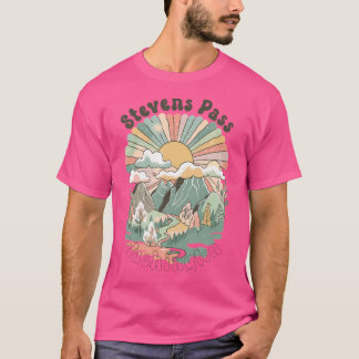  Stevens Pass Washington Mountains Wandelen S T-shirt