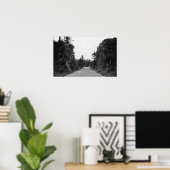 Stevenson Pass, WA Uitzicht North Bank Highway Poster (Thuiskantoor)