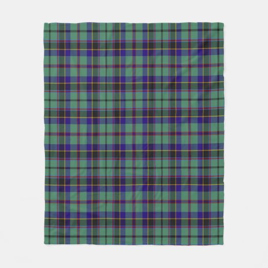 Stevenson Plaid Fleece Deken (Voorkant)