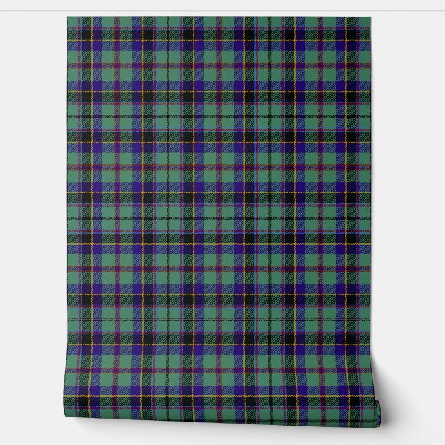 Stevenson Tartan Plaid Schotse Clan Behang (Afrollen)