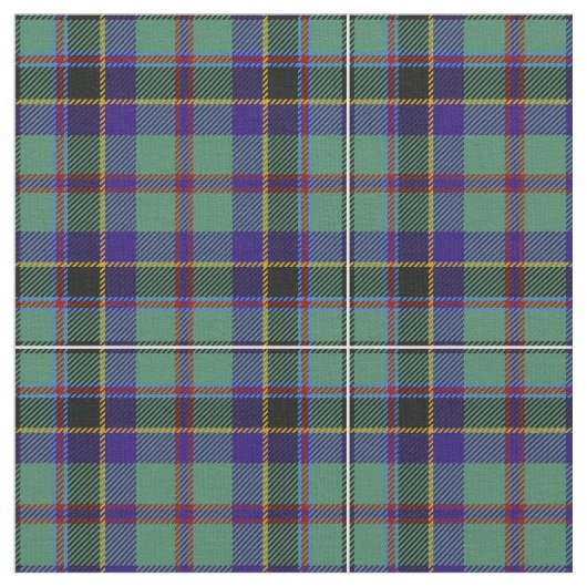Stevenson Tartan Stof (Close Up)