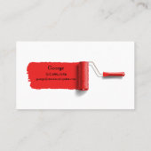 Stevenson's schilderende Co. Paint Brush Roller &  Visitekaartje (Achterkant)