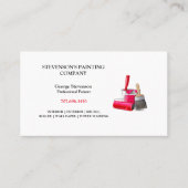 Stevenson's schilderende Co. Paint Brush Roller &  Visitekaartje (Voorkant)