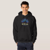 Stevensville Montana MT Wild Horse Hoodie (Voorkant volledig)