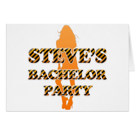 Steve's Bachelor Party (Voorkant Horizontaal)