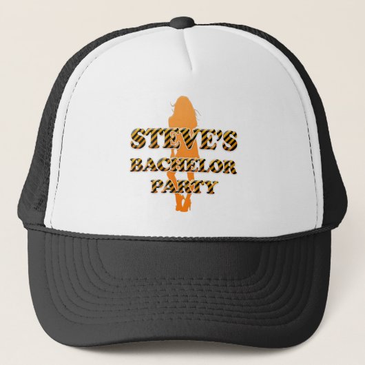 Steve's Bachelor Party Trucker Pet (Voorkant)