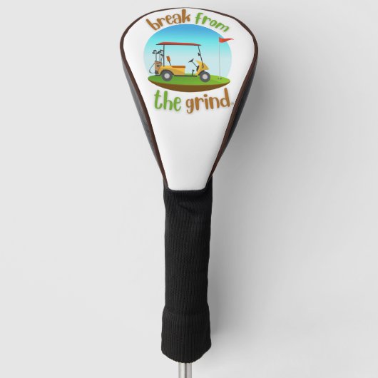 Steve's Golfkar Bestuurdershoes Golfheadcover (Voorkant)
