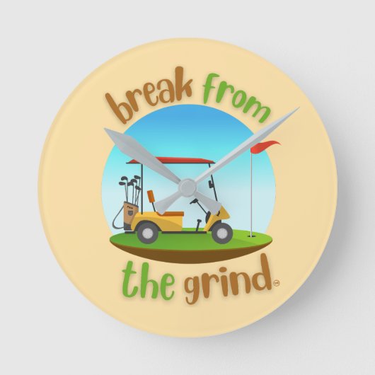 Steve's golfkar BFTG klok (Voorkant)