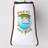 Steve's Golfkar Putterhoes Golfheadcover (Draai 90)