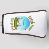 Steve's Golfkar Putterhoes Golfheadcover (Voorkant)