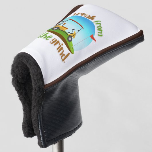 Steve's Golfkar Putterhoes Golfheadcover (3/4 voorkant)