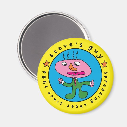 Steve's Guy Magnet (Voorkant / Achterkant)