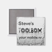 Steve's toolbox magneet (Voorkant / Achterkant)