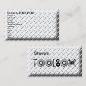 Steve's TOOLBOX Visitekaartje (Voorkant / Achterkant)