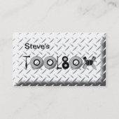 Steve's TOOLBOX Visitekaartje (Achterkant)