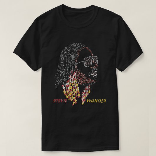 Stevie Wonder Classic T-Shirt.png T-shirt (Design voorkant)