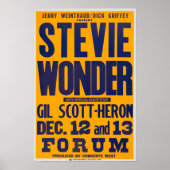 Stevie Wonder / Gil Scott Heron Poster (Voorkant)