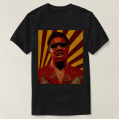 Stevie Wonder retro stijl T-shirt (Design voorkant)