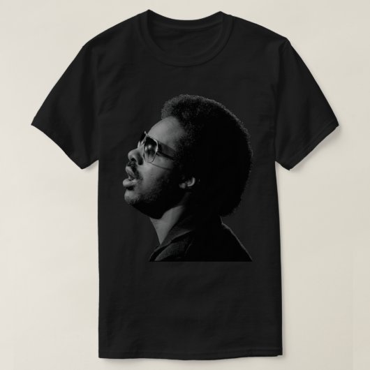 Stevie Wonder __  stijl __ Fan Art Design_ T-shirt (Design voorkant)