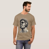 Stevie Wonder sunglass T-shirt (Voorkant volledig)