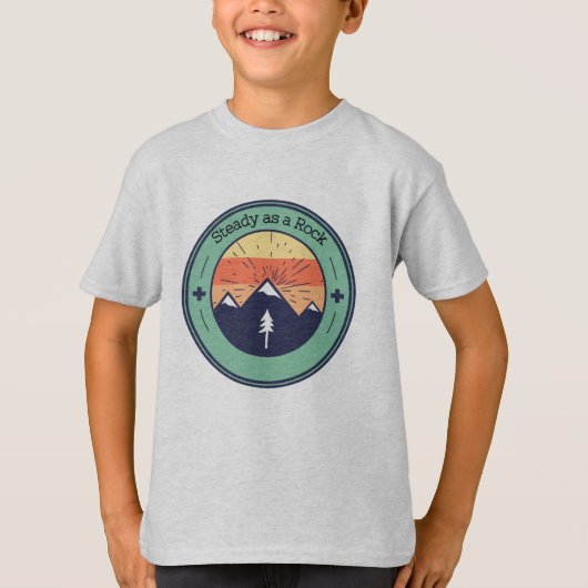 Stevig als een Rots T-shirt (Voorkant)