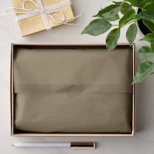 Stevig grijsbruin tissuepapier (Geschenk)
