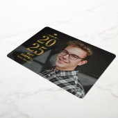 Stevig jaar folie afstudeeruitnodiging uitnodiging (Gedraaid)