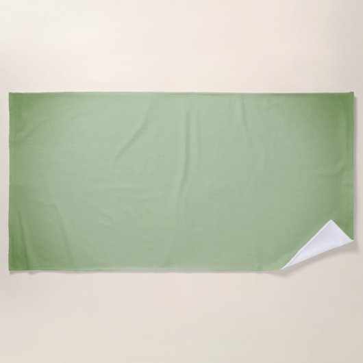 Stevig Jade Groene Celadon Strandlaken (Voorkant)