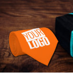 stevig neon sinaasappel - voeg logo toe stropdas<br><div class="desc">Vaste kleurenstropdas in neon sinaasappel. Je kunt deze stropdas personaliseren met je eigen logo. Geweldige retro kleur voor elke keer wanneer je een oogstende kleur moet draag. Ontwerp door Alma Wad.</div>