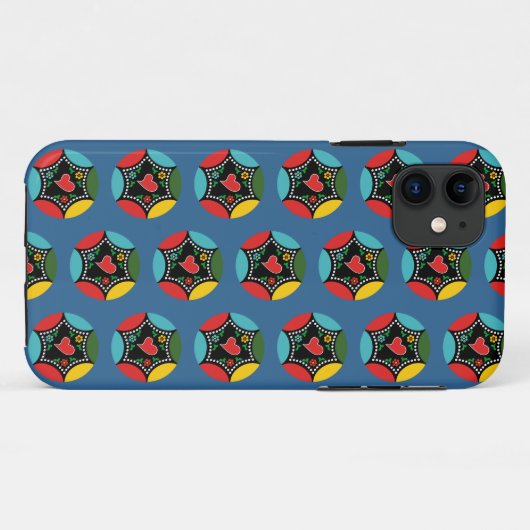 Stevig Portugees Kerstbundel patroon Case-Mate iPhone Case (Achterkant (horizontaal))