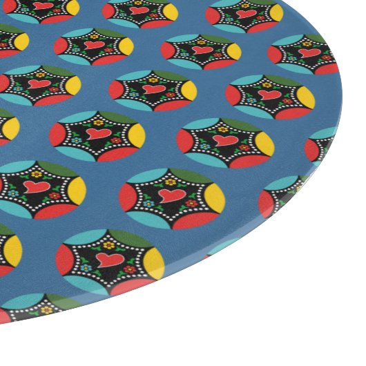 Stevig Portugees Kerstbundel patroon Snijplank (Hoek)