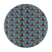 Stevig Portugees Kerstbundel patroon Snijplank (Voorkant)