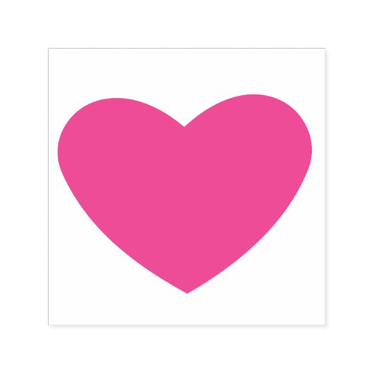 Stevig Roze Hart Zelfinktende Stempel (Design)