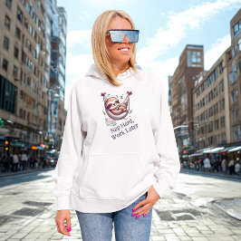 Stevig Slapen Luiaard Hoodie