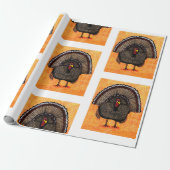 Stevig Turkije Cadeaupapier (Uitgerold)