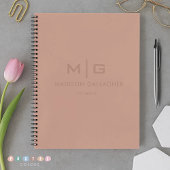 Stevig zachte lichtpaste Terracotta Roze Rood Roze Notitieboek