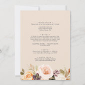 Stevige aardkorrels in één bruiloft kaart (Achterkant)