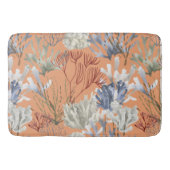 Stevige abrikozenkoralen badmat (Voorkant)