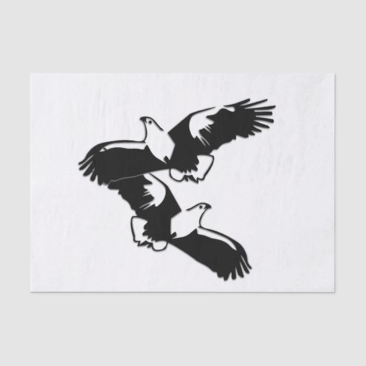 Stevige adelaars tissuepapier (Voorkant)