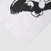 Stevige adelaars tissuepapier (Detail)