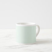 Stevige Bleek Muntgroene Espressiekop Espresso Kop (Voorkant rechts)