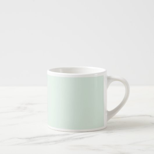 Stevige Bleek Muntgroene Espressiekop Espresso Kop (Rechts)