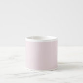 Stevige Bleke Blos Roze Espresso Kopje Kop (Voorkant)