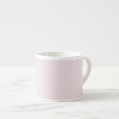 Stevige Bleke Blos Roze Espresso Kopje Kop (Voorkant rechts)